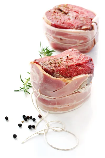 Filet Mignon con Bacon — Foto Stock