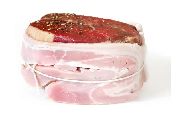 베이컨과 쇠고기 — 스톡 사진