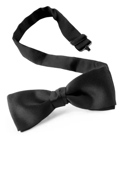 黒い弓のネクタイ — ストック写真