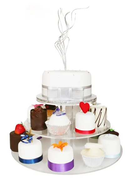 Süslü kutlama pastaları — Stok fotoğraf