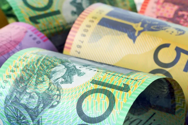 Αυστραλιανή χρήματα φόντο — Φωτογραφία Αρχείου