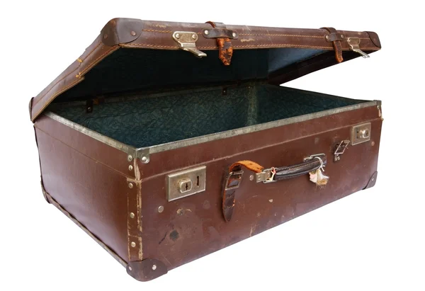 Vintage Suitcase (with Path) — Stock Photo, Image
