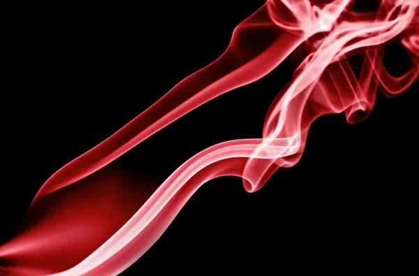 Vörös füst pályák — Stock Fotó