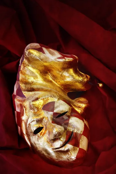Venetiaanse jester masker — Stockfoto