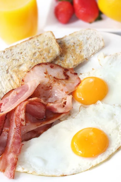Bacon e ovos — Fotografia de Stock