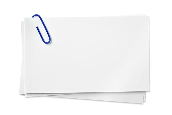 Cartões em branco (com caminho ) — Fotografia de Stock