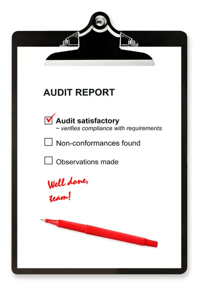 Audit Report — Stock Photo, Image