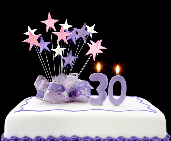 30 tårta — Stockfoto