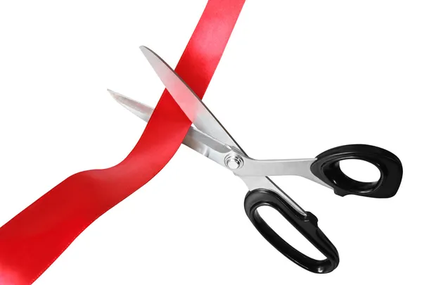 Cutting Red Tape — Stock Photo, Image