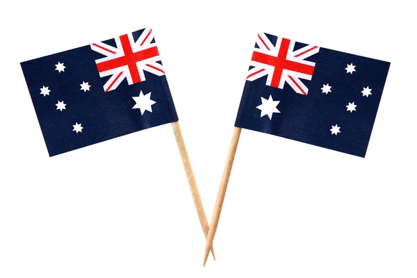 Aussie vlaggen — Stockfoto