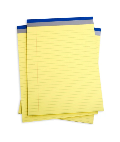 Κίτρινο σημειωματάρια — Φωτογραφία Αρχείου