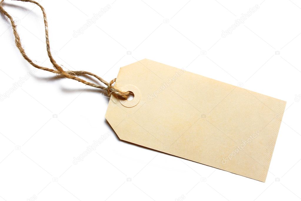 Blank Tag Stock Photo by ©robynmac 5526033
