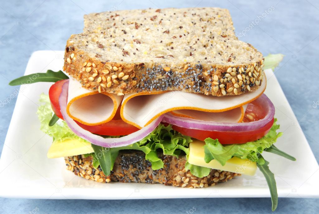 Chicken and Salad Sandwich