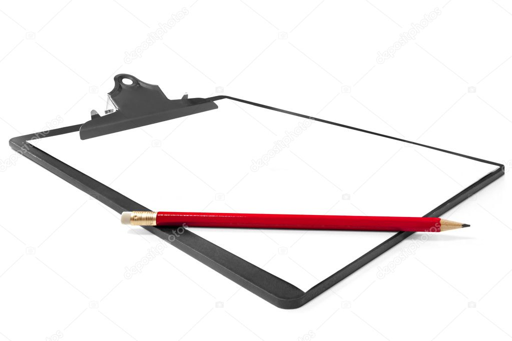 Clipboard with Pencil