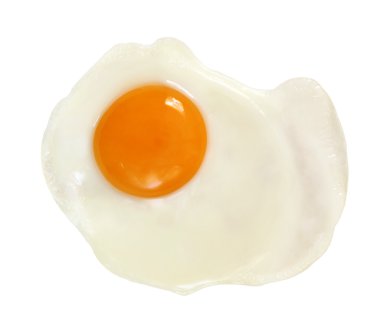 Fried Egg (With Path) clipart