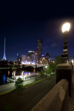 Melbourne by Night clipart
