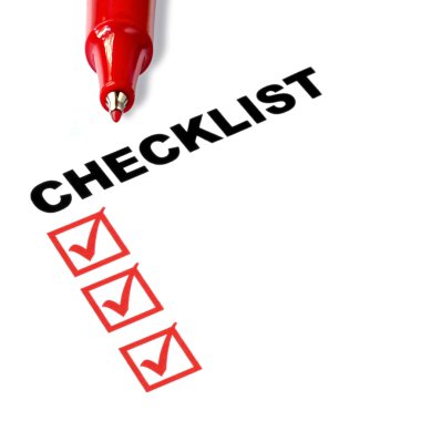 Checklist clipart