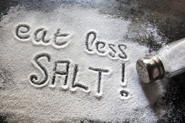Eat Less Salt clipart