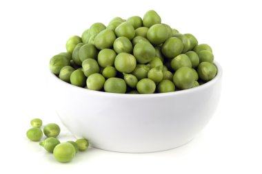 Peas over white clipart