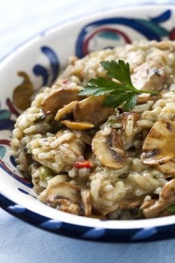 Mushroom Risotto clipart