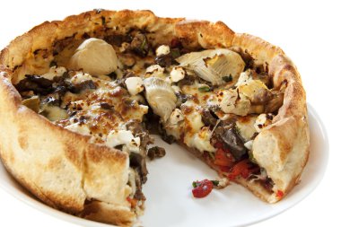 Chicago kalın hamurlu pizza