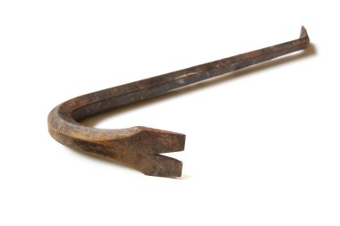 Rusty Old Crowbar clipart