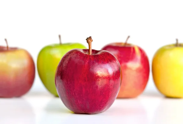 Red Apple Out in Front — Stock Photo, Image