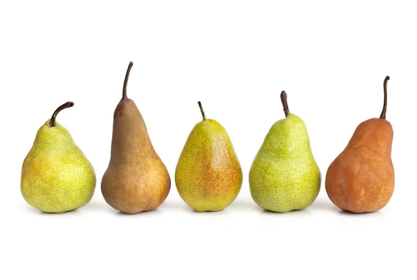Pears in a Row — Stock Photo, Image