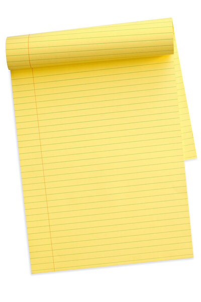 Yellow Notepad (with Path)