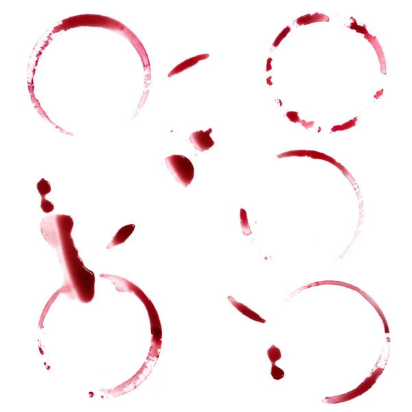 Red Wine Stains — Stock Photo, Image