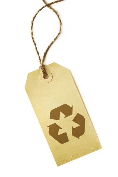 stock image Recycling Symbol on Label