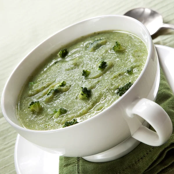 Суп з броколі — стокове фото