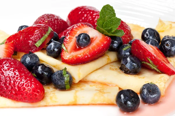 Berry Crepes — Stock Photo, Image