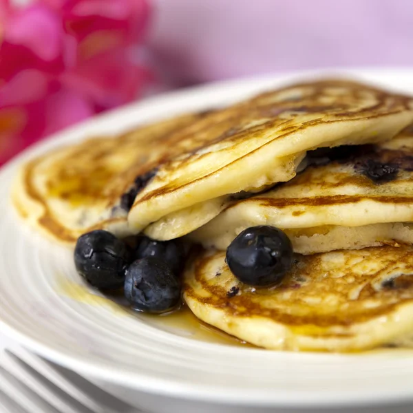 Blueberry Pancakes — Stock Photo, Image