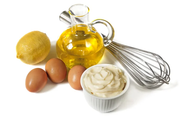 Mayonnaise Ingredients — Stock Photo, Image