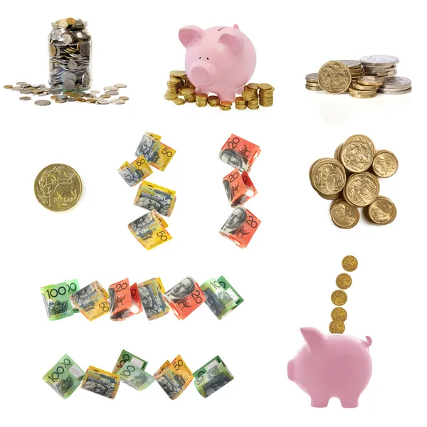 Australian Money Collection — Stock Photo, Image