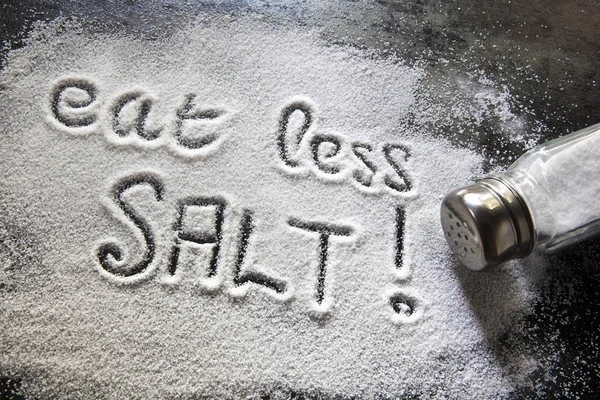 Comer menos sal — Foto de Stock