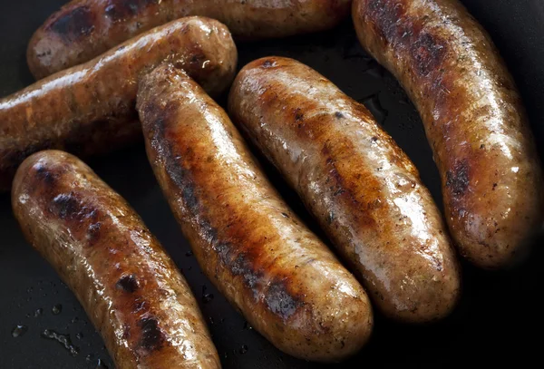 Cooking Sausages — Stock Photo, Image