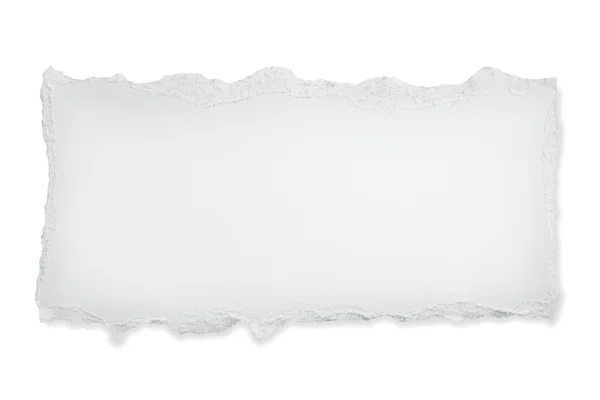 Порванная бумага с контуром — стоковое фото