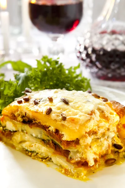 Vegetarian Lasagne — Stock Photo, Image