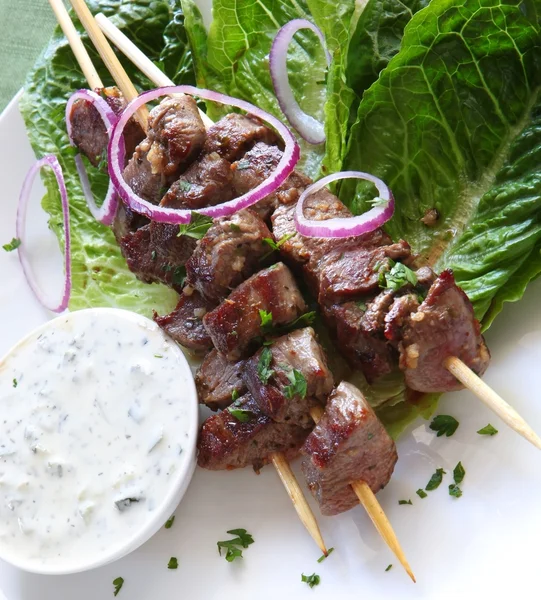 Lamb Kebabs — Stock Photo, Image