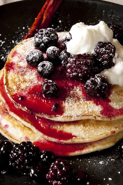 Berry Pancakes — Stock Photo, Image