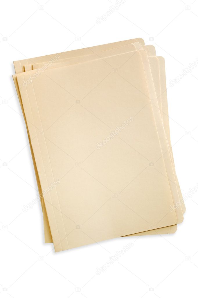 Stack of File Folders (With Path)