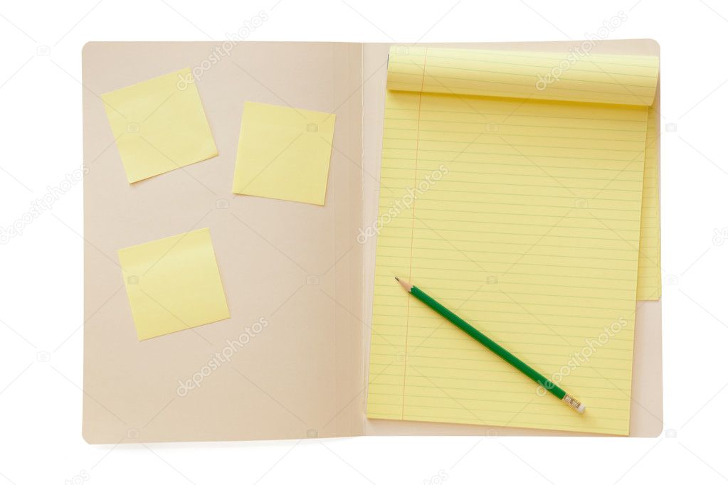 Folder with Notepad
