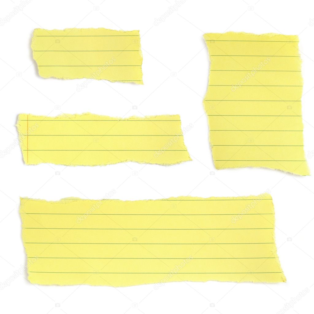 Yellow Paper Tears