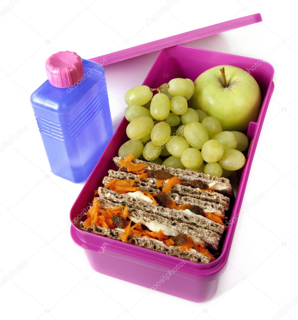 Healthy Lunch Box — Stock Photo © robynmac 5532359