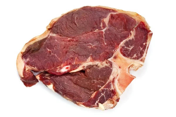 Çiğ t kemik biftek — Stok fotoğraf