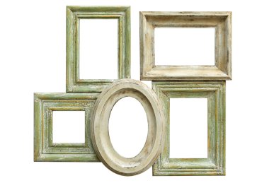 Distressed Picture Frames clipart