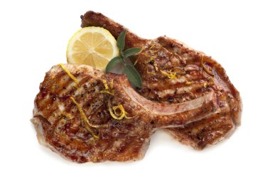 Grilled Pork Cutlets clipart