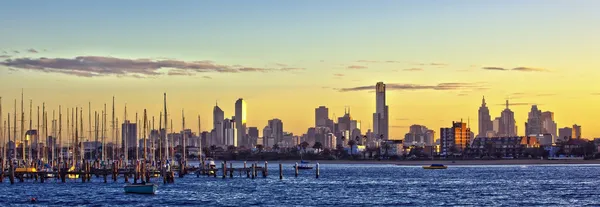 Мельбурн Панорама — стокове фото